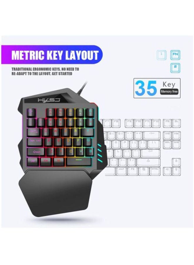 NIBEMINENT Single Hand Gaming Wired Keyboard  - Image 5