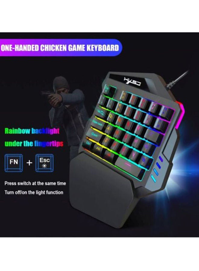 NIBEMINENT Single Hand Gaming Wired Keyboard  - Image 4
