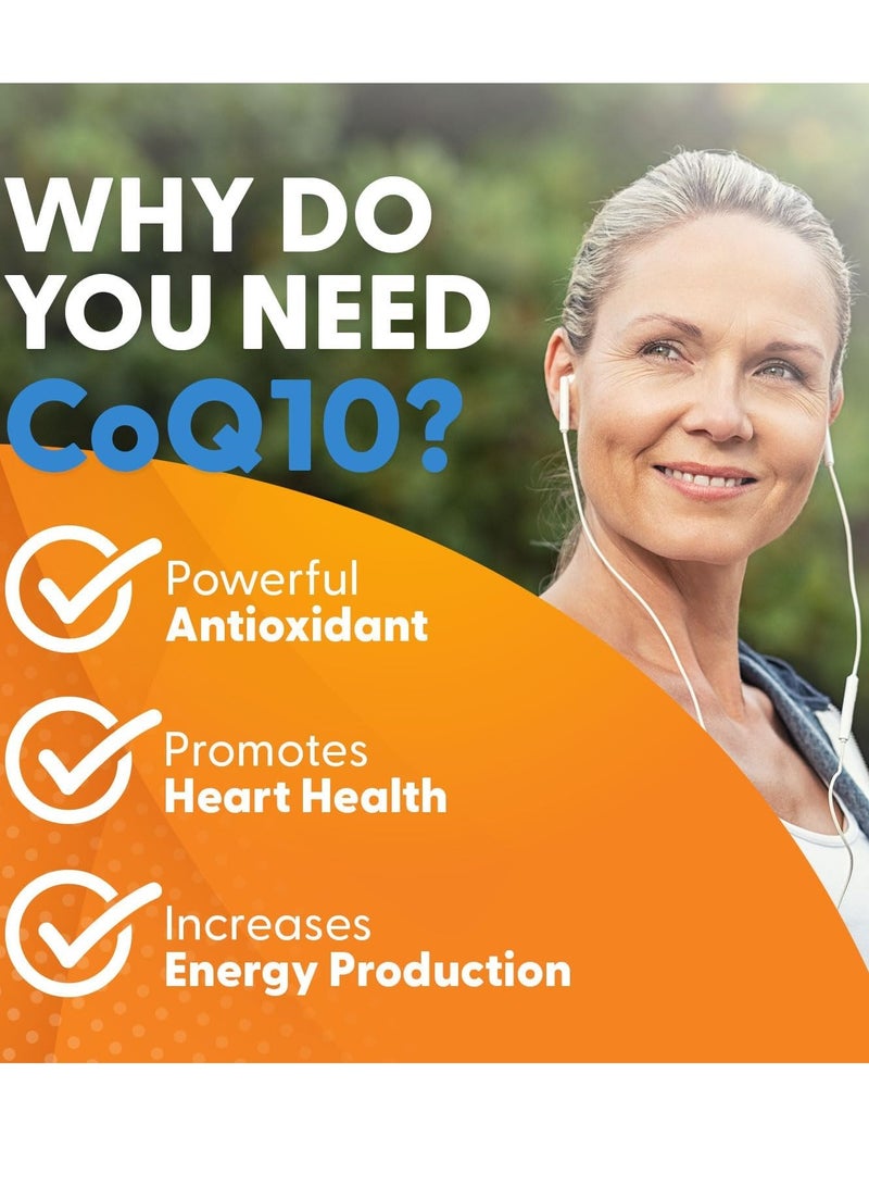 Doctor's BEST Doctor's Best High Absorption CoQ10 with BioPerine® 100 mg 120 Softgels - Image 3