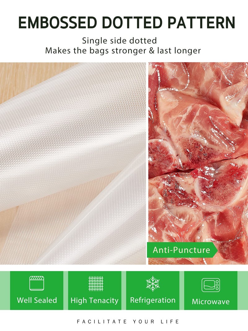 Syntus 11" x 150' Food Vacuum Seal Roll Keeper with Cutter Dispenser, Commercial Grade Vacuum Sealer Bag Rolls, BPA Free Food Vac Bags, Ideal for Storage, Meal Prep and Sous Vide - Image 4