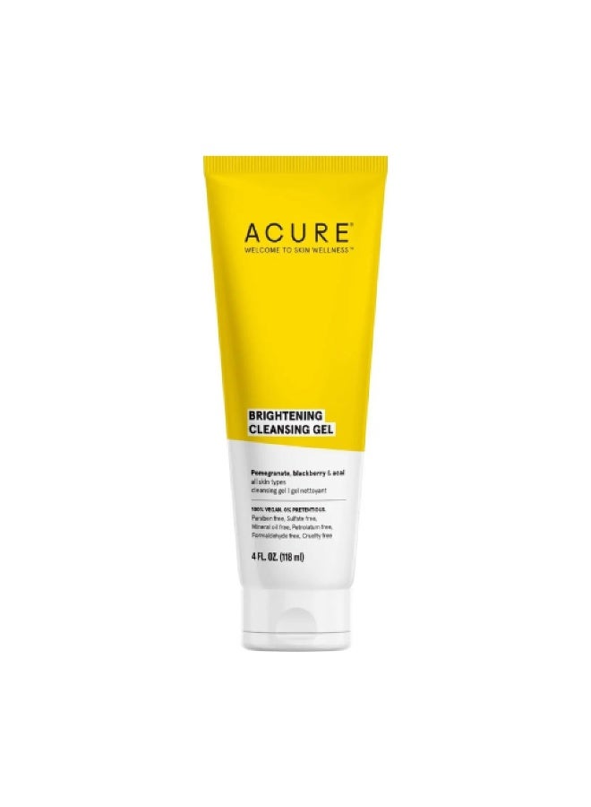 أكيور جل تنظيف وتفتيح البشرة نباتي 100% لمظهر اكثر اشراقا من الرمان والتوت الاسود والاكاي ومضادات الاكسدة غني ولطيف للغاية ومناسب لجميع انواع سوبر فروت + كلوريلا سعة 4 اونصة سائلة اكيور - Image 5