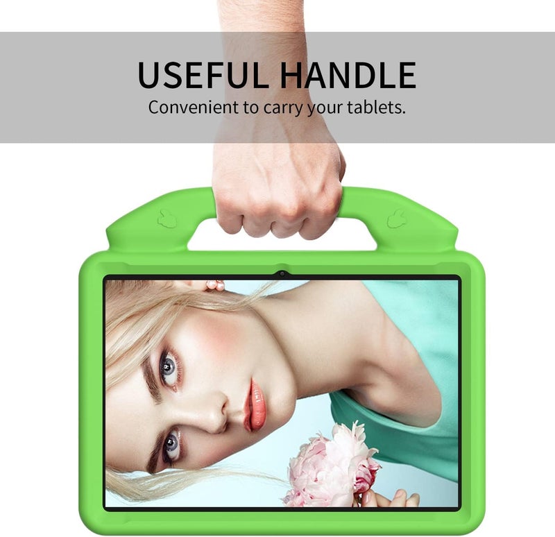 SYOSI Eva Tablet Protective Case, Shockproof Lightweight Dropproof Stand Tablet Case For Lenovo Tb-8505F&8705N/For Samsung T307&T307U/For Huawei T8 8.0, Mediapad M5 M6 With Large Handle Holder Green - Image 3