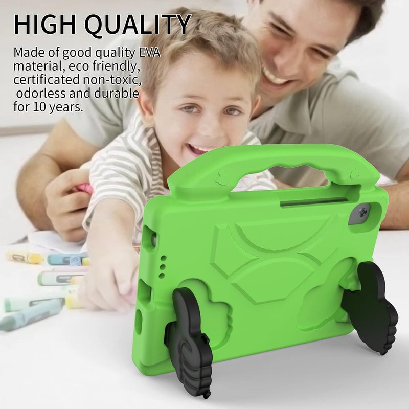 SYOSI Eva Tablet Protective Case, Shockproof Lightweight Dropproof Stand Tablet Case For Lenovo Tb-8505F&8705N/For Samsung T307&T307U/For Huawei T8 8.0, Mediapad M5 M6 With Large Handle Holder Green - Image 5