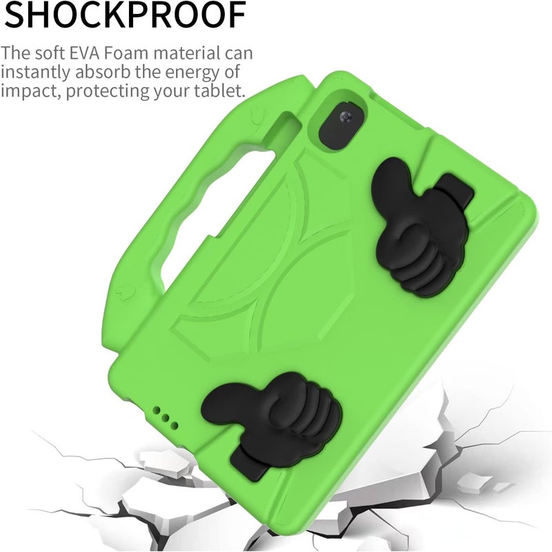 SYOSI Eva Tablet Protective Case, Shockproof Lightweight Dropproof Stand Tablet Case For Lenovo Tb-8505F&8705N/For Samsung T307&T307U/For Huawei T8 8.0, Mediapad M5 M6 With Large Handle Holder Green - Image 2
