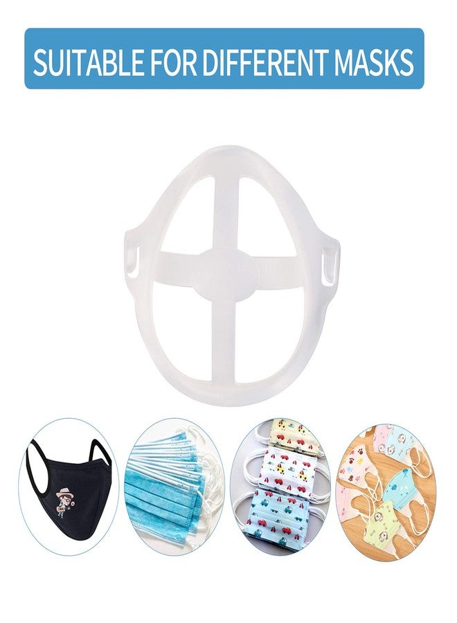 Tirdkid 16Pcs Face Bracket for Mask -3D Mask Bracket -Face Mask Internal Support Frame, More Space for Comfortable Breathing, Lipstick Protector ，Washable Reusable - Image 5