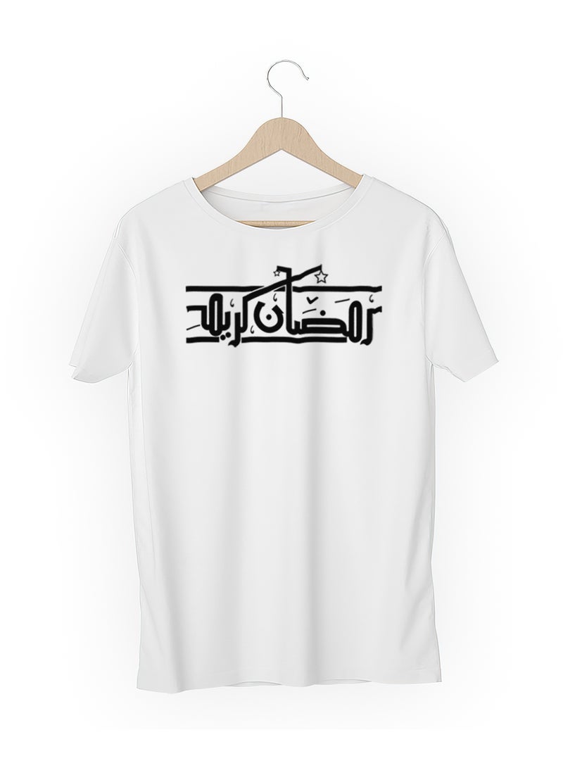 Fashion World Cotton T-shirt Printed with High-quality Ramadan - Image 3