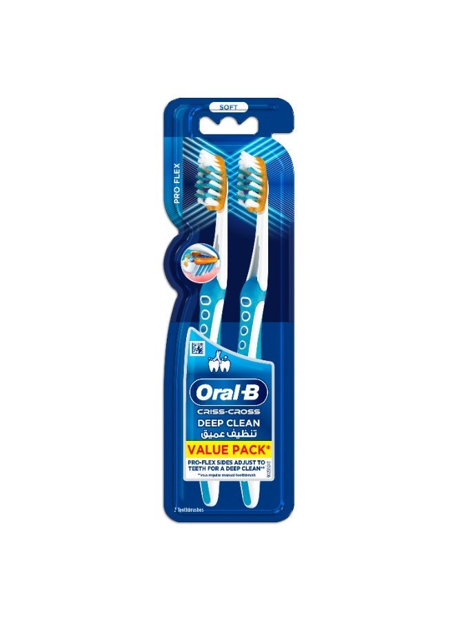 Oral-B Pro-Expert Pro-Flex Soft Manual Toothbrush, value pack