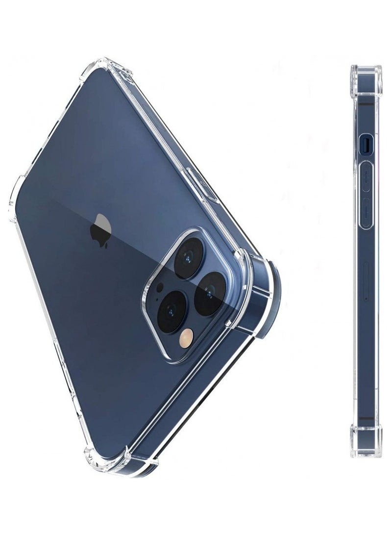 فواتير غطاء حماية مرن من TPU لهاتف iPhone 13 Pro Max - غطاء شفاف ناعم مع زوايا معززة مضادة للصدمات - Image 4