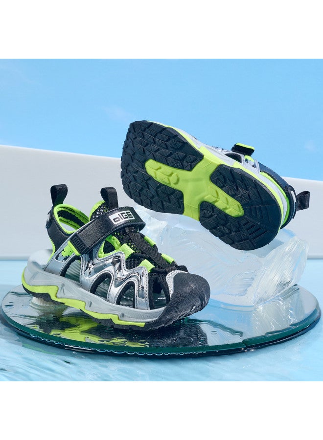 Bumblebee Boys' Sandals Summer New Sports Sandals For Big Kids Comfortable Beach Shoes Anti-collision Toe Children's Sandals - Image 5