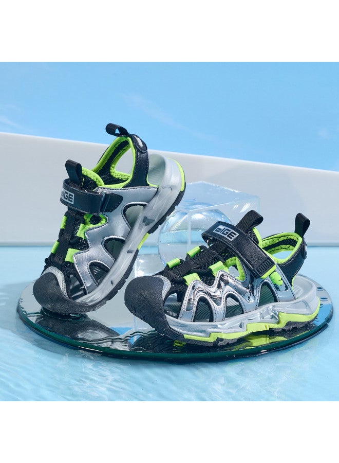 Bumblebee Boys' Sandals Summer New Sports Sandals For Big Kids Comfortable Beach Shoes Anti-collision Toe Children's Sandals - Image 3