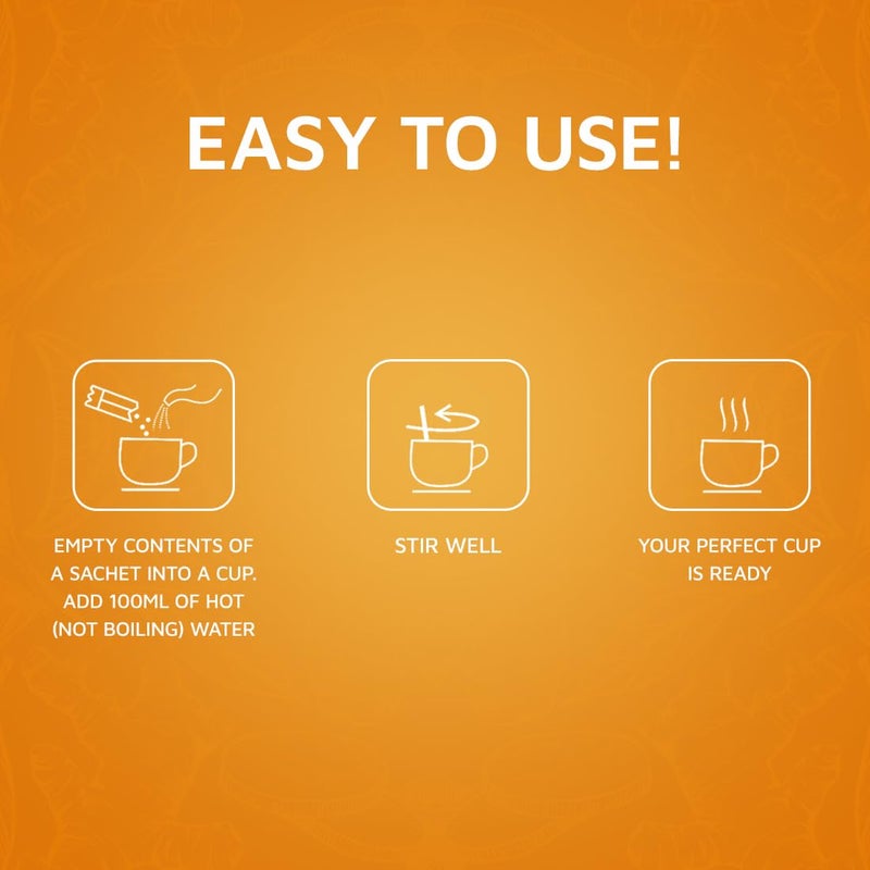 ATLANTIS Instacup Ginger Tea Premix, Pack of 2, 50 Sachets, Instant Tea, Just add hot water - Image 3