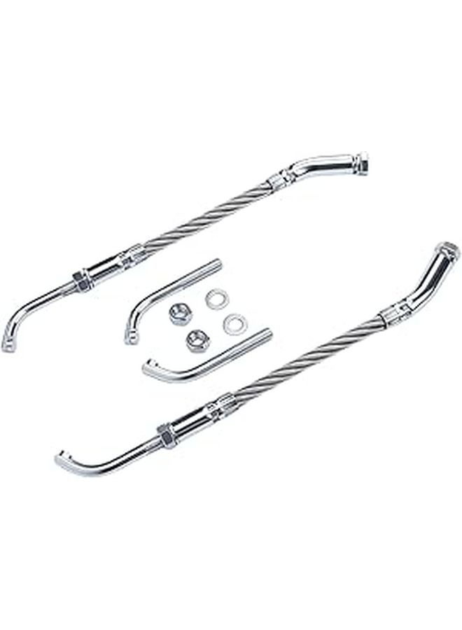 Universal Ice Scratchers Kit Replacement for Snowmobile Track Height 2 1 2 Inch - Image 1