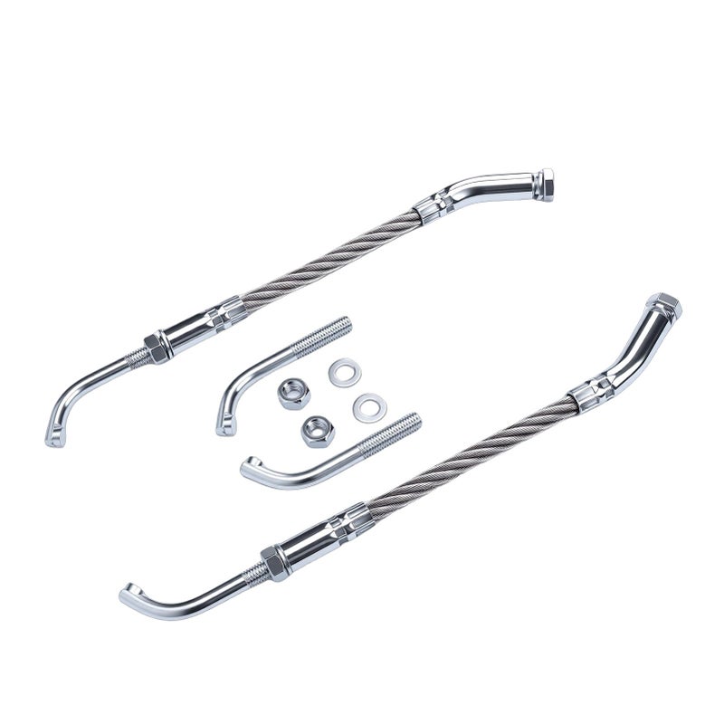 Universal Ice Scratchers Kit Replacement for Snowmobile Track Height 2 1 2 Inch - Image 2