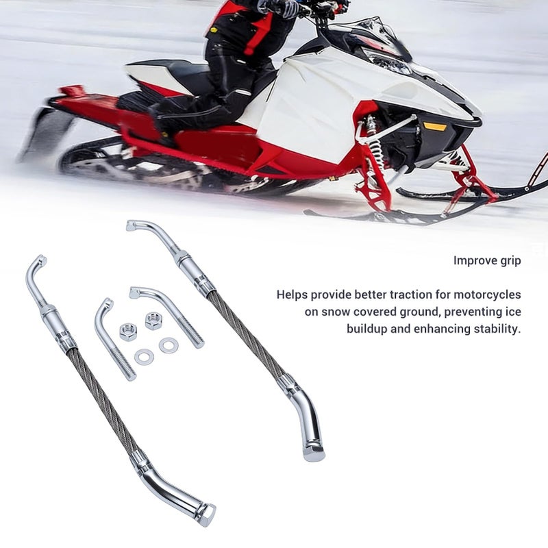 Universal Ice Scratchers Kit Replacement for Snowmobile Track Height 2 1 2 Inch - Image 5