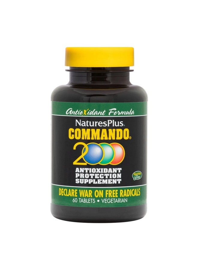 Nature's Plus Naturesplus Commando 200060 Tablets Antioxidant Protection Supports Brain Circulatory Function & Immune System Vegetarian Gluten Free 30 Servings - Image 2