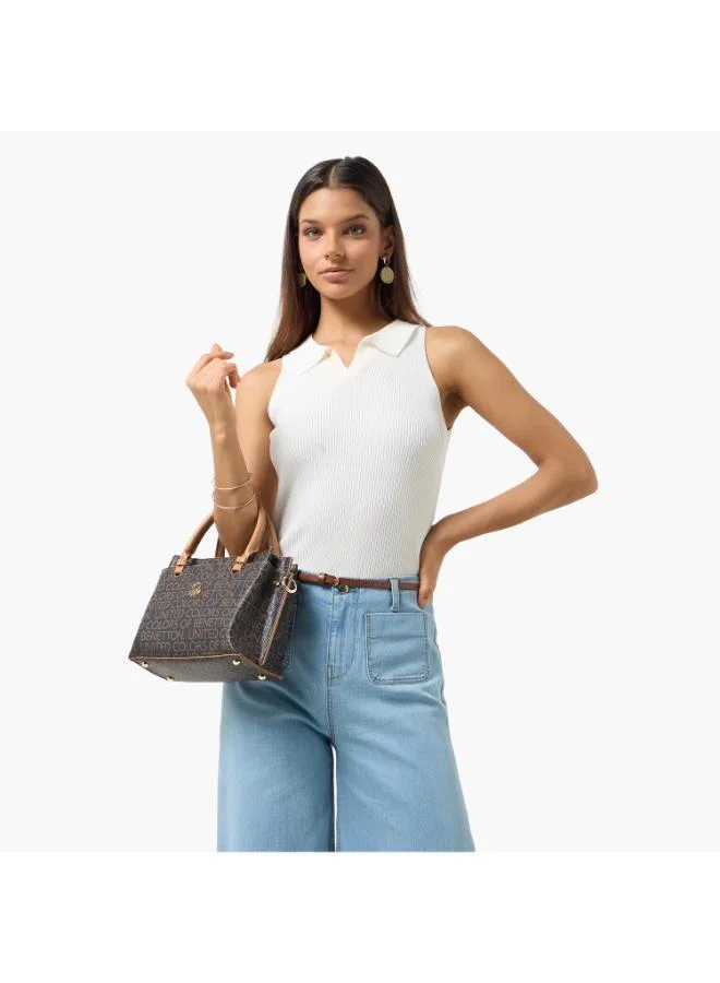 يونايتد كولورز أوف بينتيون UCB-OVQ-Crossbody-LS-Monogram-Brown-Tan-JJ26-Q4-10