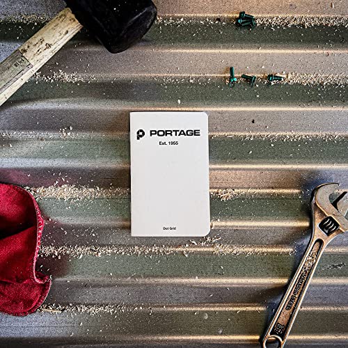 Portage Small Lined Notebook- Notepad for Field Notes, White Lined Small Sketch Book, Pocket Notebook Journal for Taking Notes in the Field – 3.5 x 5.5 Inches, 64 Pages, (Pack of 6) - Image 5