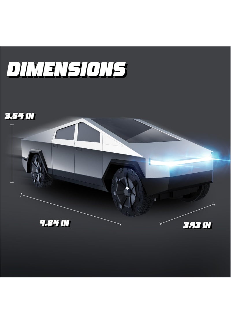XiuWoo 1:24 RC Car Toys All Terrain High Speed Remote Control Car with Light and Loadspace, Electric Vehicle Futuristic Design Toys for Kids, Gifts for Kids, Boys and Girls  - Image 3