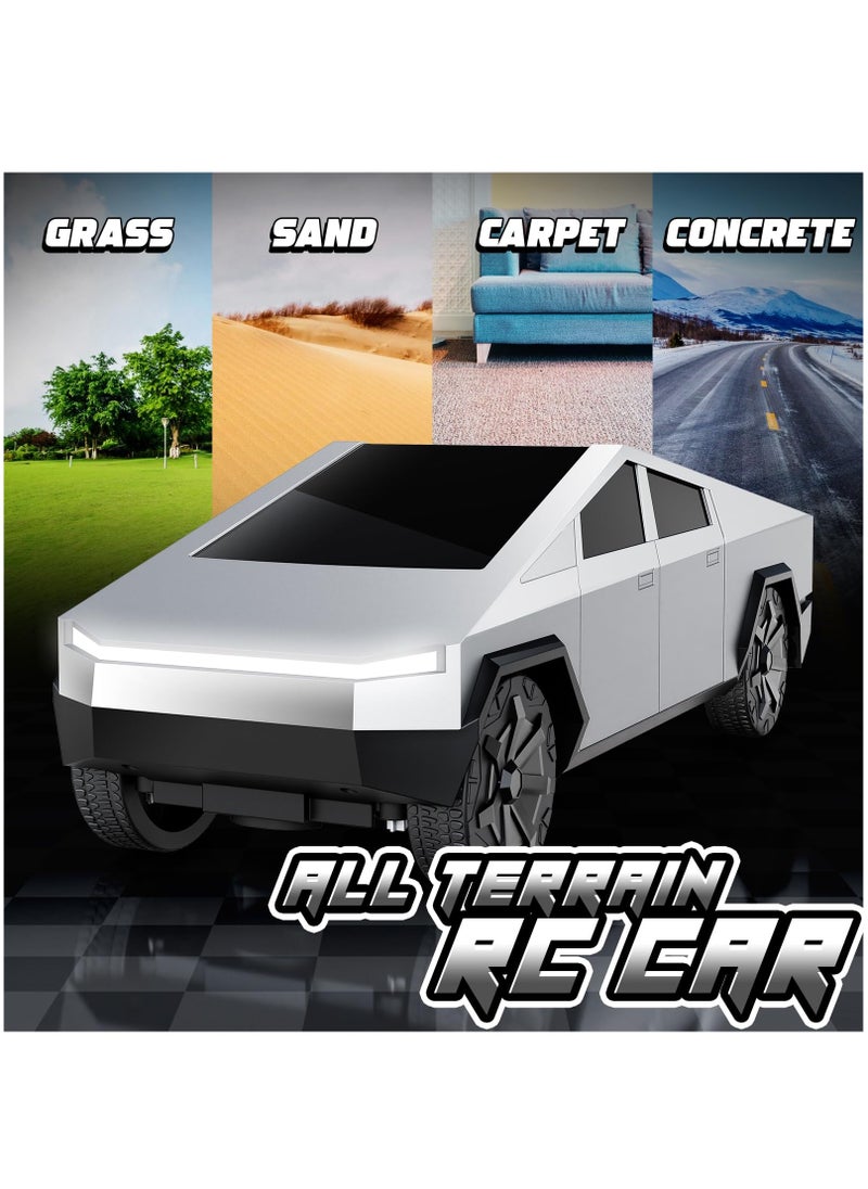 XiuWoo 1:24 RC Car Toys All Terrain High Speed Remote Control Car with Light and Loadspace, Electric Vehicle Futuristic Design Toys for Kids, Gifts for Kids, Boys and Girls  - Image 2
