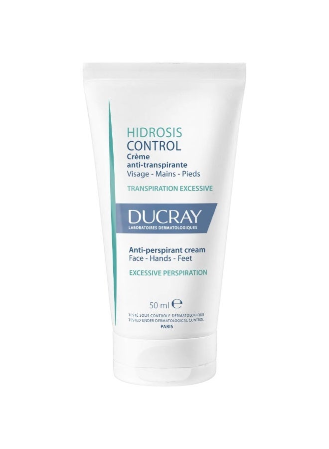 Ducray Hidrosis Control Antiperspirant Cream 50ml - Image 1