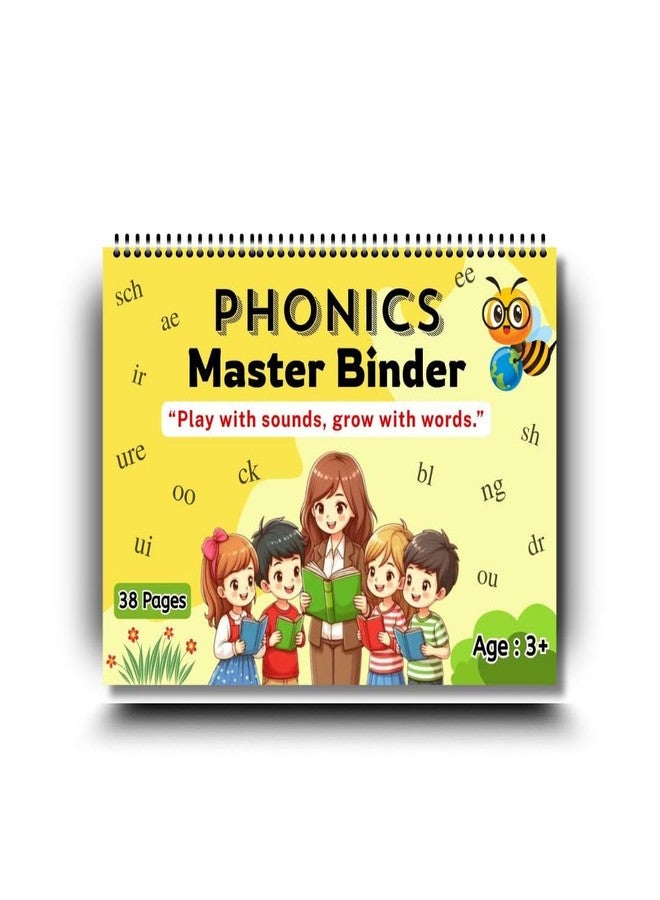 EDUSTAR Phonics Master Binder – Play with Sounds, Grow with Words | Step-by-Step Sounds to Confident Reading - Image 1