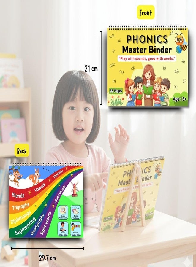 EDUSTAR Phonics Master Binder – Play with Sounds, Grow with Words | Step-by-Step Sounds to Confident Reading - Image 3