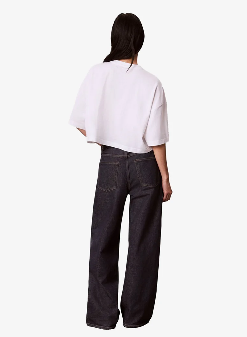 Calvin Klein Jeans Denim Monologo Boxy T-Shirt