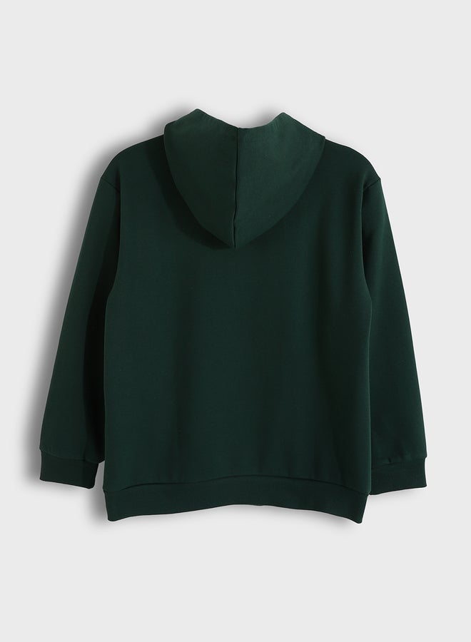 ال سي وايكيكي هودي أولادي مطبوع بأكمام طويلة - Image 2