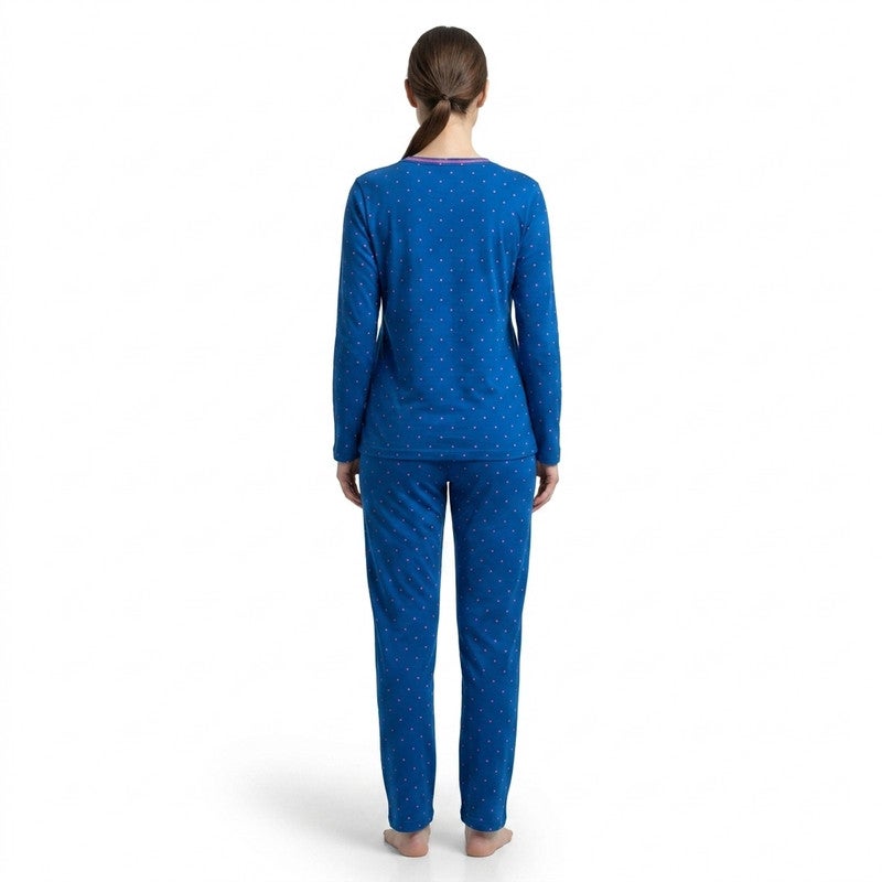 JOANNA 2-Piece Pajama Set Long Sleeve Top and Pants Soft Printed Sleepwear for Women - Image 2