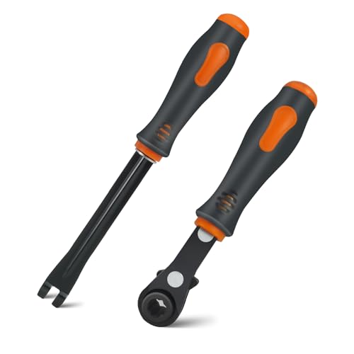 AKSOVA 2 PCS Slack Adjuster Tools, 5/16'' Ratcheting Wrench Automatic Slack Adjuster Release Tools for Big Truck, Trailer Brake Adjustment Tool, Hand Tools for Mechanics - Image 1