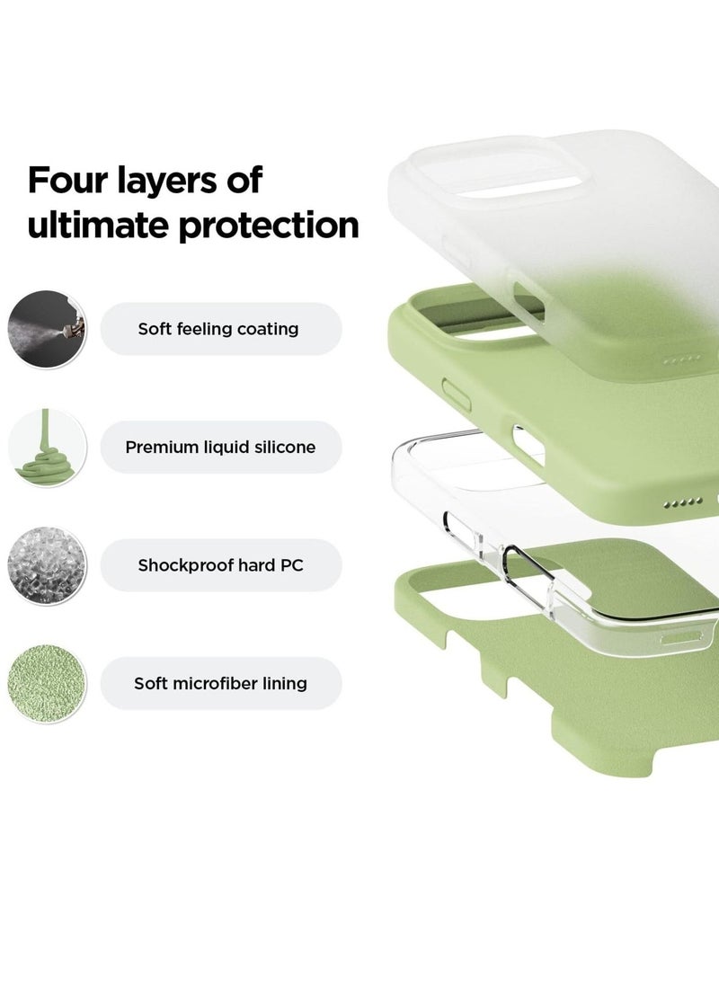 Raxoom Mint Green Full Body Protection Case for iPhone 16 Pro - Shockproof, Slim Design with Anti-Scratch Microfiber Lining - Image 2