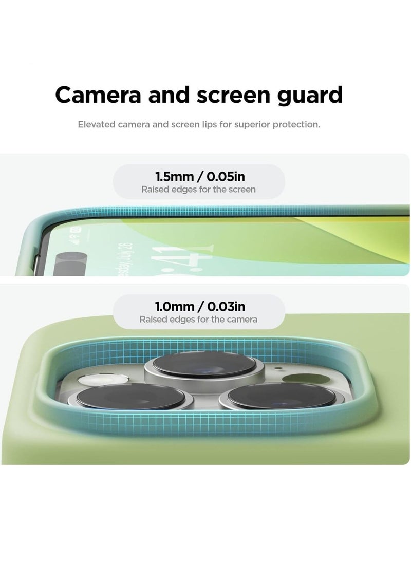 Raxoom Mint Green Full Body Protection Case for iPhone 16 Pro - Shockproof, Slim Design with Anti-Scratch Microfiber Lining - Image 4