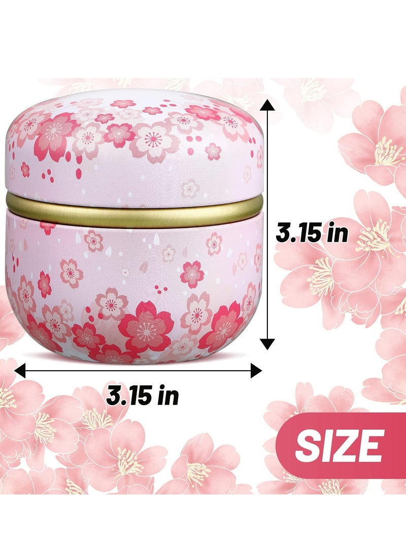 Excefore Baby Powder Puff with Handle, Makeup Powder Puff with Container, Body Powder Case with Powder Puff and Container, Tea Canister for Baby and Adult Body Talcum Powder Tea Box - Image 3