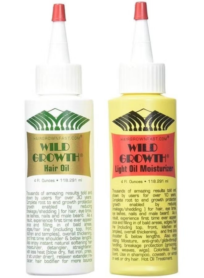 وايلد جروث نظام وايلد جروث للعناية بالشعر، 4 أونصة سائلة (عبوة من 2) - Image 1