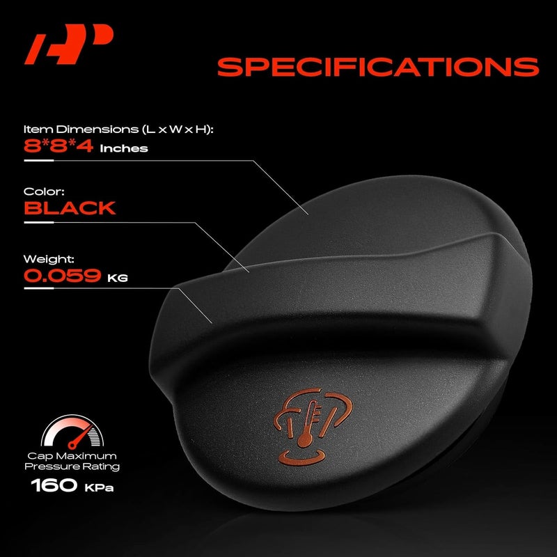 A-Premium Coolant Reservoir Expansion Tank Cap - Image 3