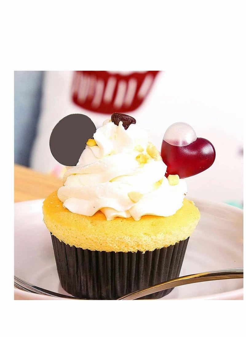 Generic 4ml Mini Squeeze Transfer Cupcakes Pipettes Heart Shape, Disposable Plastic Droppers for Cupcake, Dessert, Strawberries and Chocolate for Party Decoration, 100 Pcs  - Image 5