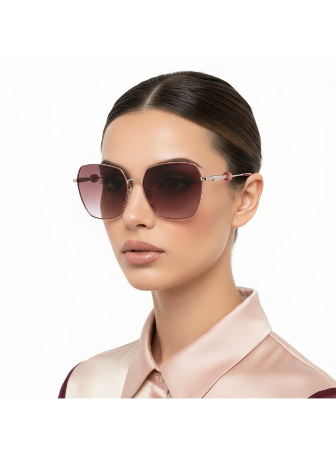 Enni Marco  🇮🇹 Square  women  Sunglasses  100% UV protection   Italy  🇮🇹 Original Glasses - Image 1