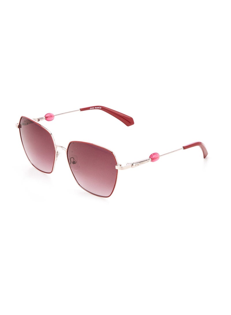 Enni Marco  🇮🇹 Square  women  Sunglasses  100% UV protection   Italy  🇮🇹 Original Glasses - Image 2