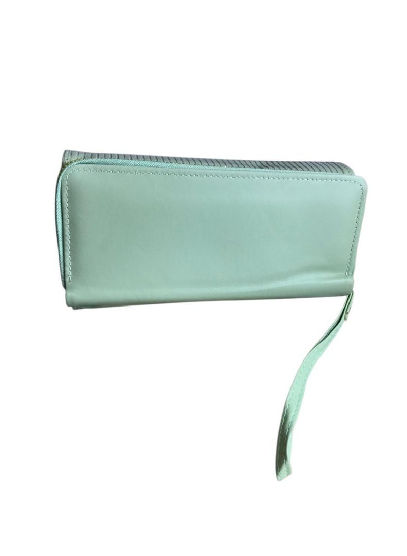 محفظة نسائية كبيرة شيك بتصميم أنيق بسوستة واحدة – متعددة الجيوب مع حافظة كروت واسعة، عملية للاستخدام اليومي والمناسبات - Image 3
