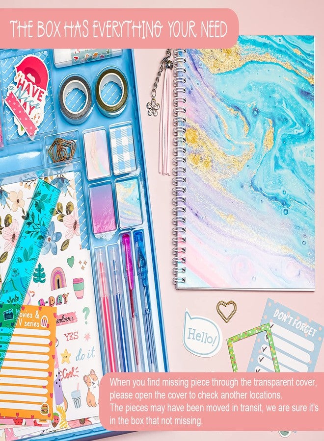 ABERLLS DIY Journal Kit for Girls, Birthday Gift for 6 7 8 9 10 11 12 Year Old Girl, Art Crafts Kits for Tween Teenage Kids, Scrapbook Diary Supplies Toy Set - Image 3