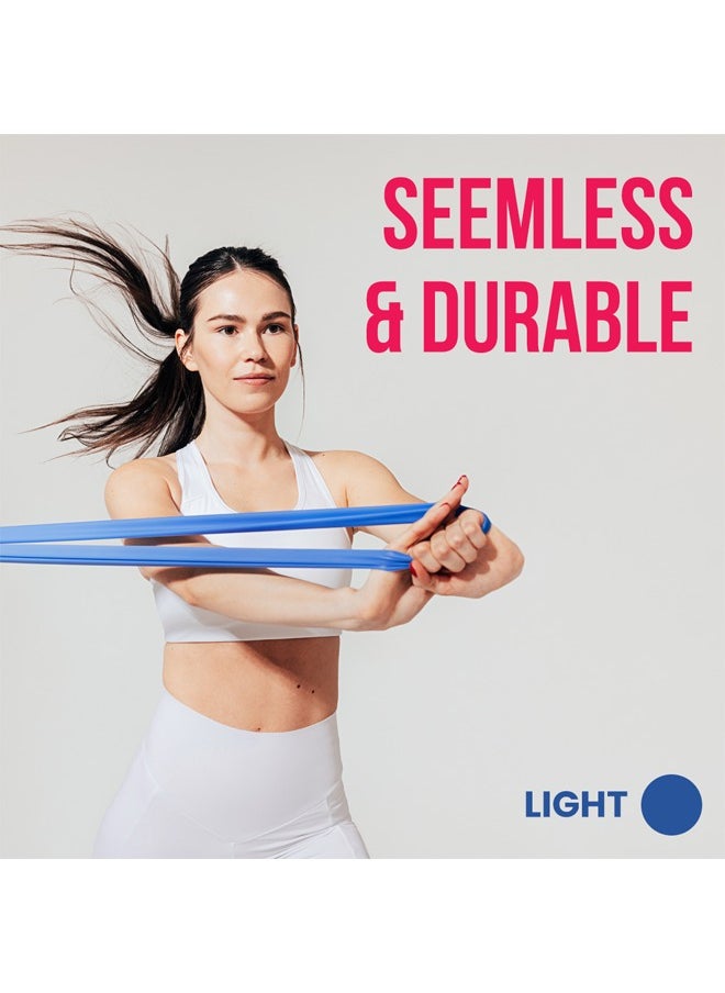 Rubber Resistance Bands Set - 5pcs for Full-Body Workouts, Strength Training, and Physical Therapy