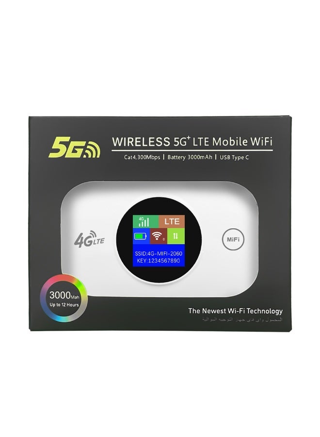 5G mobile WiFi router 150Mbps high-speed portable Asian travel USB-powered WiFi modem with SIM card slot, up to 10 devices can be shared - Image 1