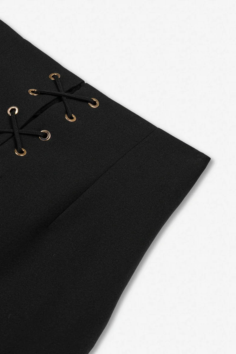 Nocturne  Eyelet-Detail High-Waist Midi Skirt for Women | Best Price UAE