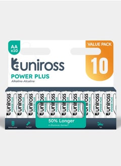 Uniross Uniross LR6 AA Power Plus Alkaline Battery (Pack 10) 