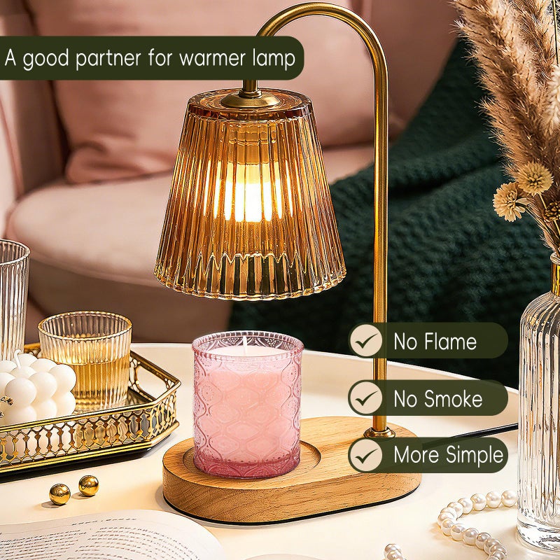 TRIRITE Pink Sands Scented Candle for Mother's Day, Melon & Osmanthus Jar Candle Natural Soy Candles for Home Scented, 60 Hour Candle in Glass Gift for Women, Friends, Family, Colleagues - Image 5