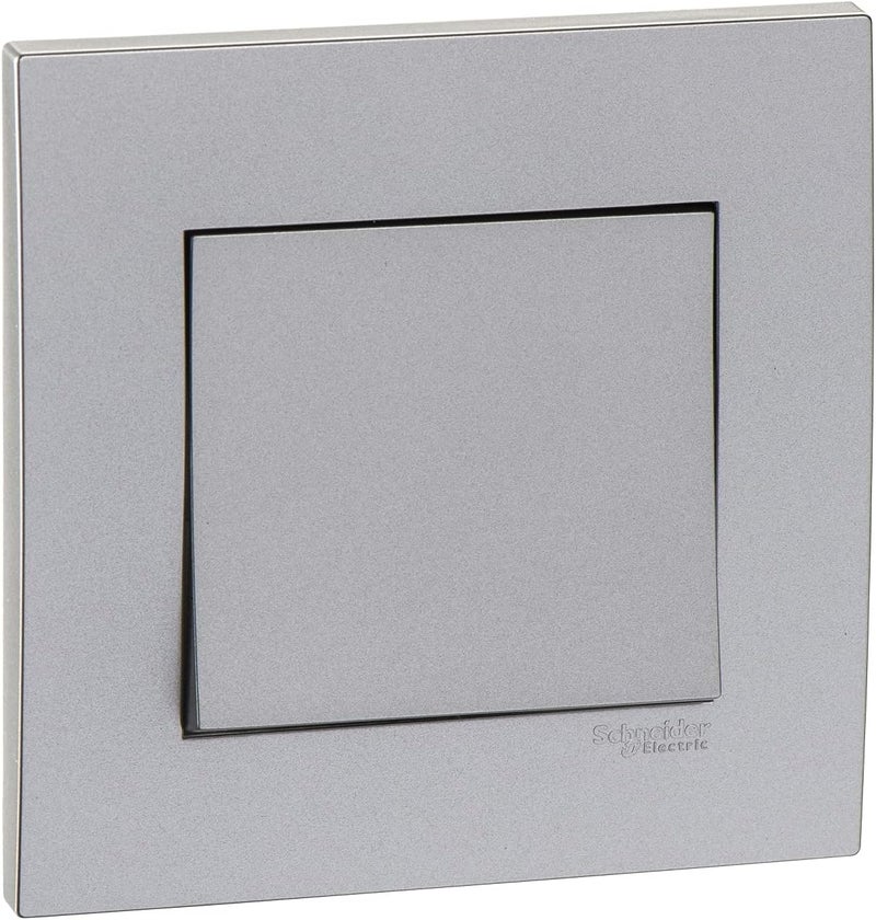 Schneider Electric Vivace 10AX 250V Intermediate Switch - Aluminium Silver - Image 1