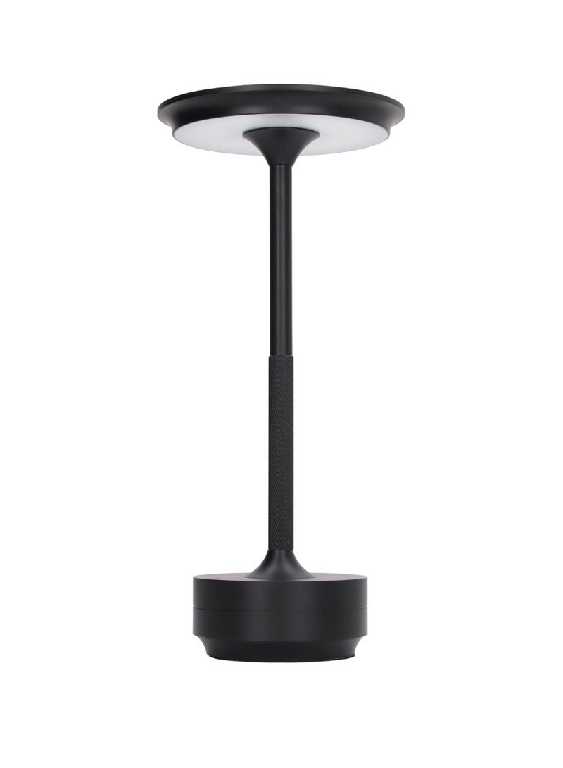 KYD Portable Knob LED Desk Lamp - 3W USB-C Rechargeable, 3 Color Temperatures Touch Control, Aluminum & Acrylic Minimalist Light for Office/Bedroom/Travel, 2000mAh Battery Giftable Lighting - Image 1