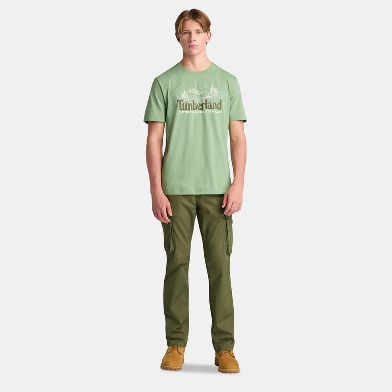 Timberland Green Men's TFO T-Shirt for Men | Best Price UAE