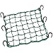 Zuozee ZUOZE Small Cargo Net 15x15 Stretches to 30x30 with Thicken Hooks Natural Latex Core Tight 2x2 Mesh Heavy Duty Bungee Net for Motorcycle Helmet Bike ATV UTV Luggage Army Green 1 Pack - Image 2