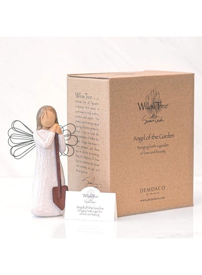 Willow Tree Angel of The Garden Bringing Forth a Garden of Love and Beauty Gift to Celebrate Friendships People with Green Thumbs Sculpted HandPainted Angel Figurine - Image 4